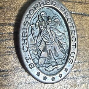 Anson Silver Overlay Oval Pendant/ necklace